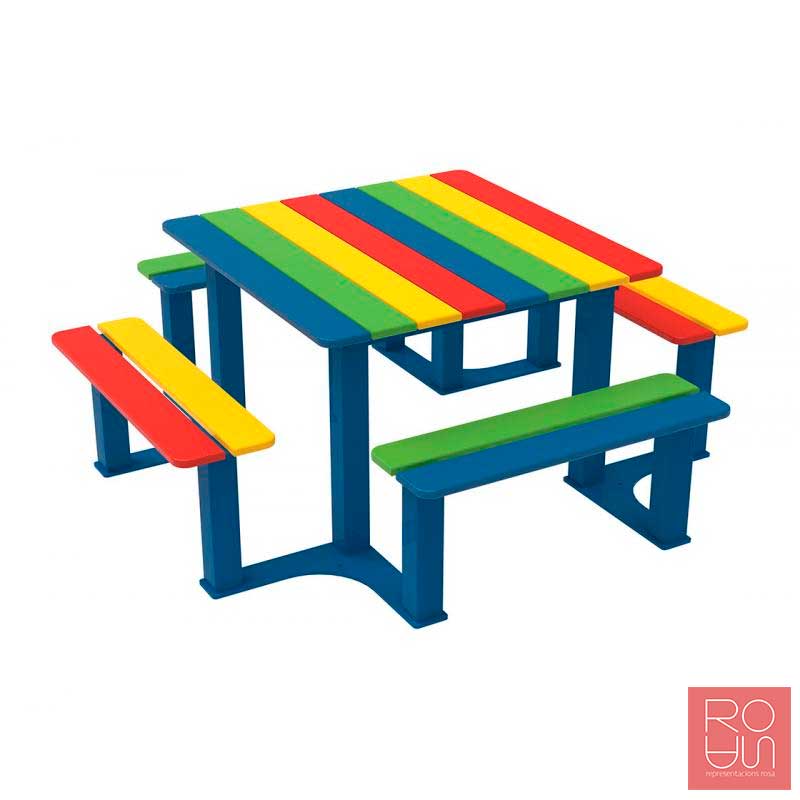 Taula de pícnic INFANTIL model Silaos versió parvulari